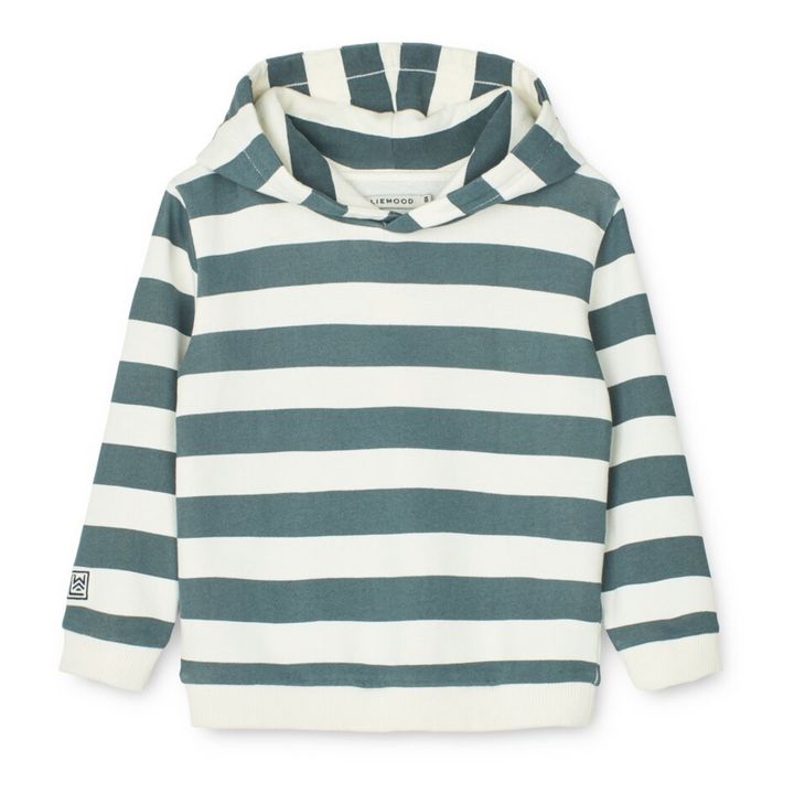 Hldur Organic Cotton Hoodie | Azul Gris- Imagen del producto n°0