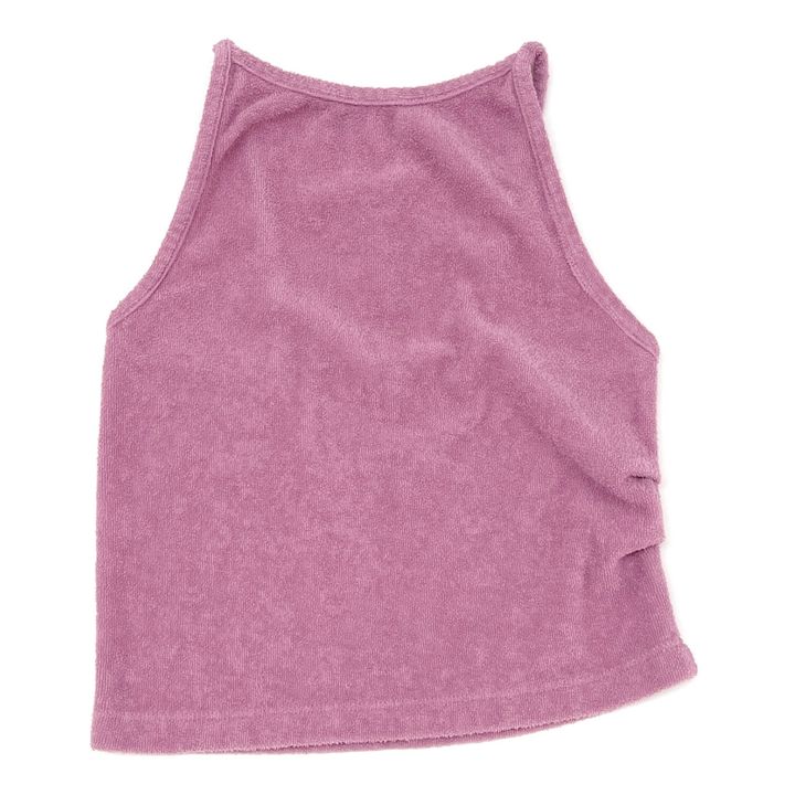 Top in spugna di cotone organico | Rosa- Immagine del prodotto n°0