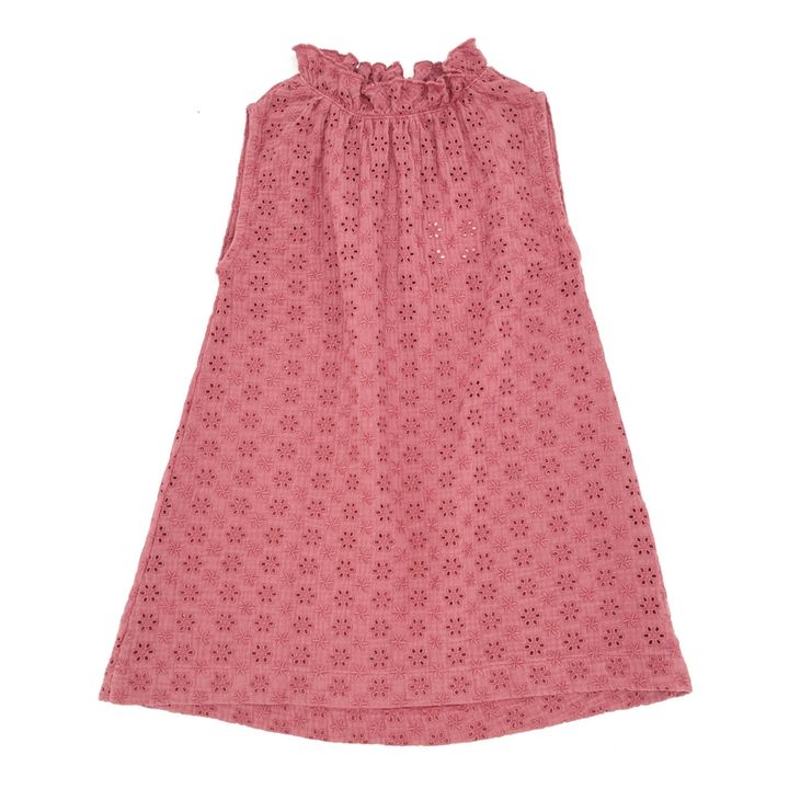 Robe Brodée Coton Bio | Violet- Image produit n°0
