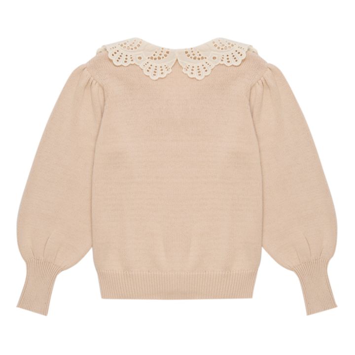 Strickjacke Bio-Baumwolle Venera | Beige- Produktbild Nr. 2