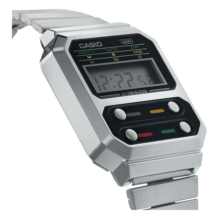 Montre Digitale 32,7mm | Argenté- Image produit n°2