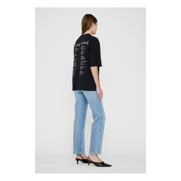 T-shirt Avi Smiley Coton Bio | Noir- Image produit n°2