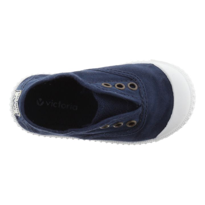 Zapatillas Inglesia Elastico Lon | Azul Marino- Imagen del producto n°2