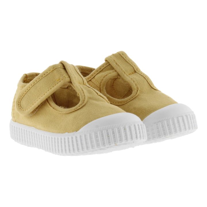 Sandalia Tira Lone Velcro Sneakers | Giallo- Immagine del prodotto n°1