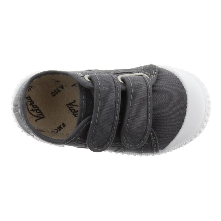 Tiras Lona Velcro Sneakers | Grigio scuro- Immagine del prodotto n°2