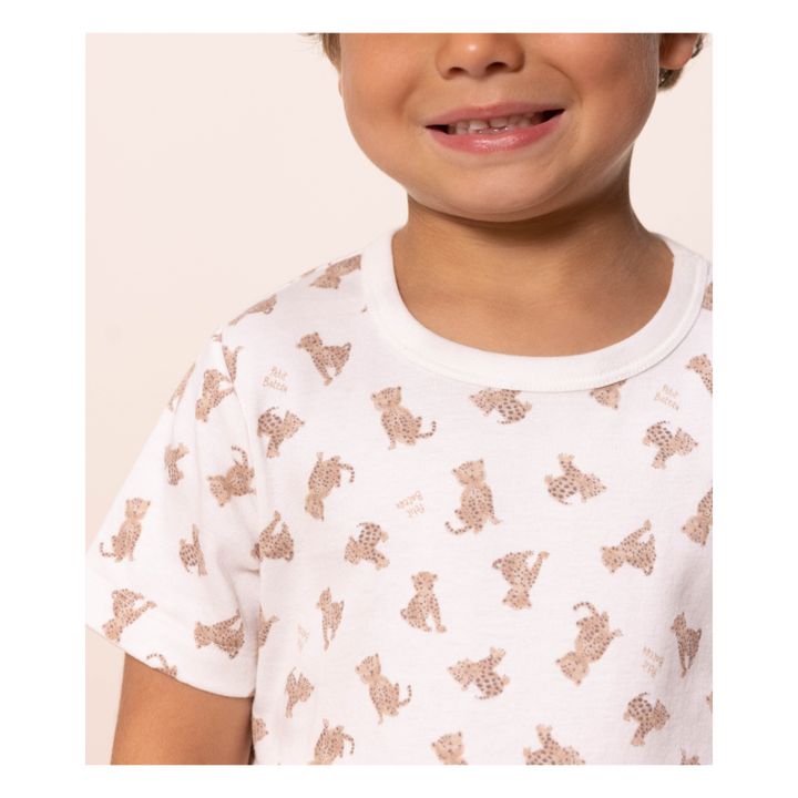 Organic Cotton Pyjama with Mask Set | Seidenfarben- Produktbild Nr. 3