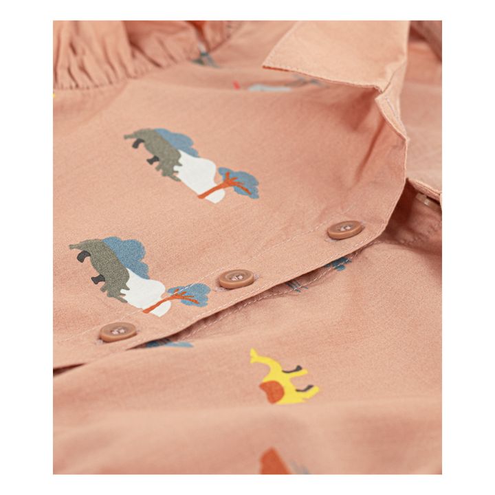 Vestido de linp sin mangas | Rosa Viejo- Imagen del producto n°4