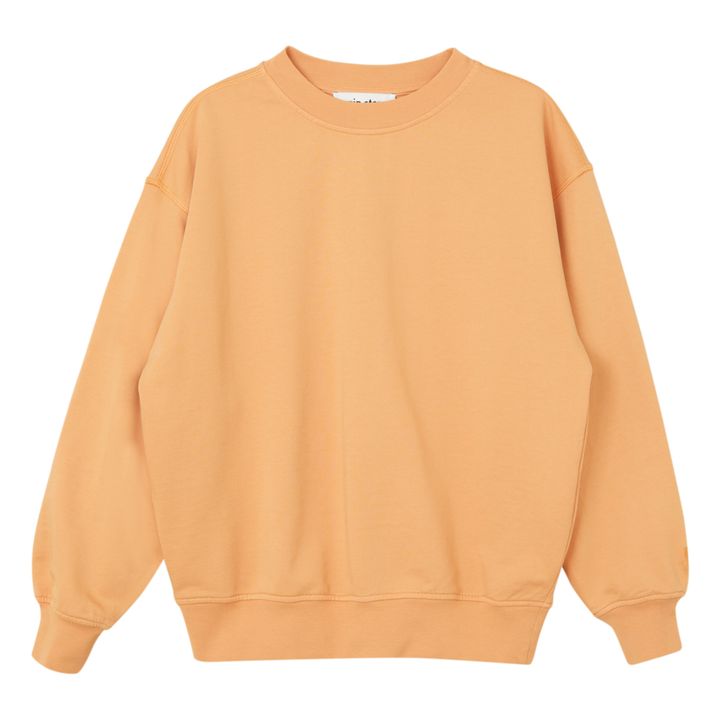 Sweatshirt uni Bio-Baumwolle | Orange- Produktbild Nr. 0
