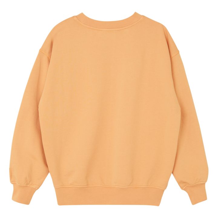 Sweatshirt uni Bio-Baumwolle | Orange- Produktbild Nr. 3