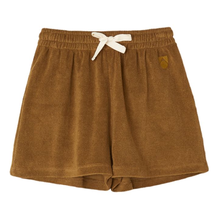 Organic Cotton Terry Shorts | Camel- Imagen del producto n°0