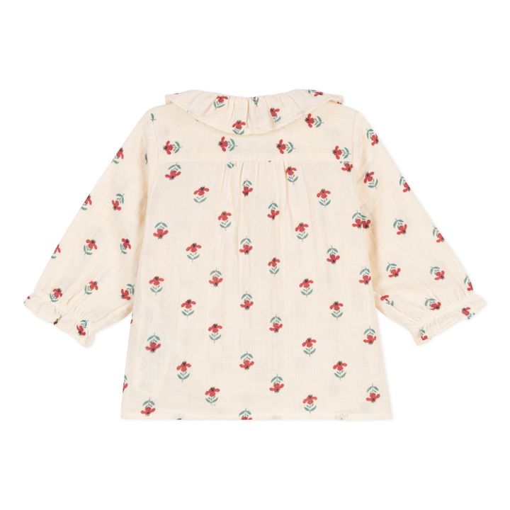 Cotton Gauze Printed Blouse | Seidenfarben- Produktbild Nr. 2