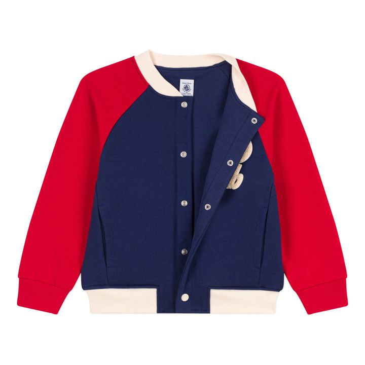 Teddy en Molleton Brossé Doublé | Bleu marine- Image produit n°5