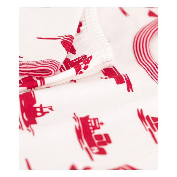 Pyjama-Set Le Havre Bio-Baumwolle | Rot- Produktbild Nr. 1