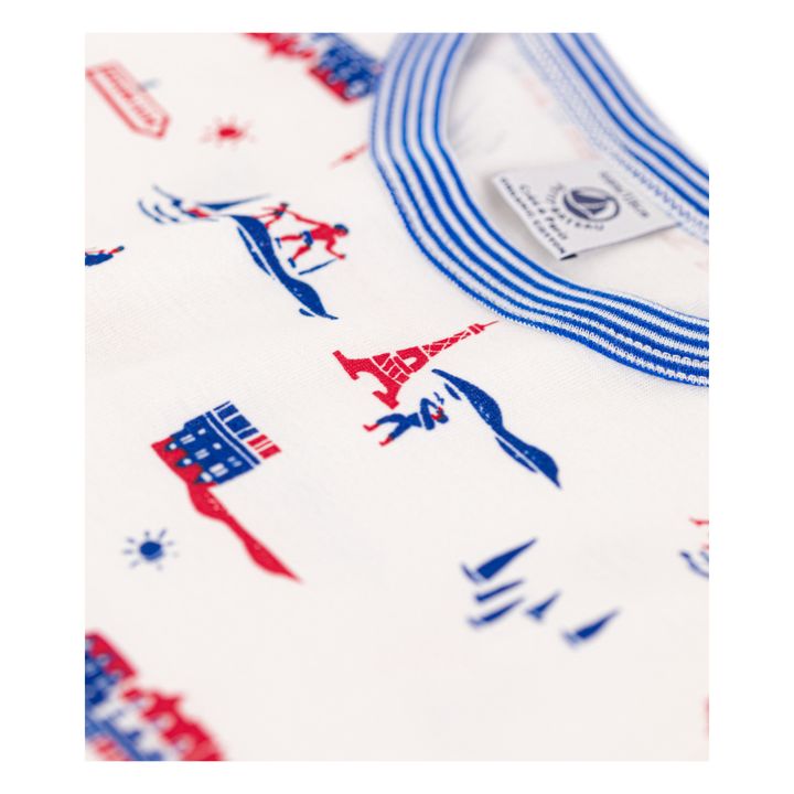Le Touquet Organic Cotton Pyjamas | Blue- Product image n°1