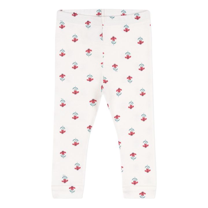 Organic Cotton Floral Print Leggings | Crudo- Imagen del producto n°0