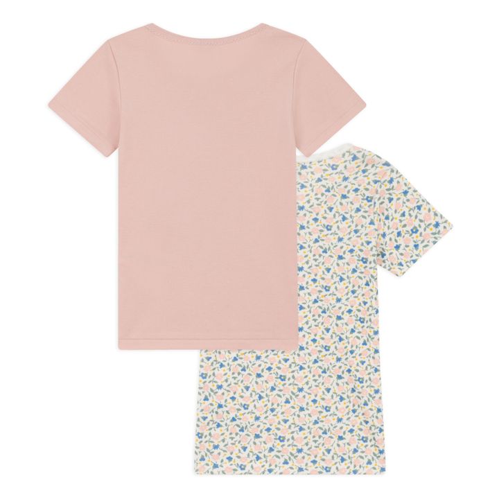 Organic Cotton Short Sleeve T-Shirts - Set of 2 | Pink- Product image n°2