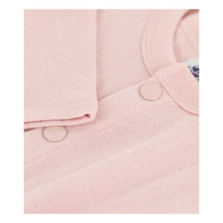 Organic Cotton Cardigan | Rosa- Imagen del producto n°1