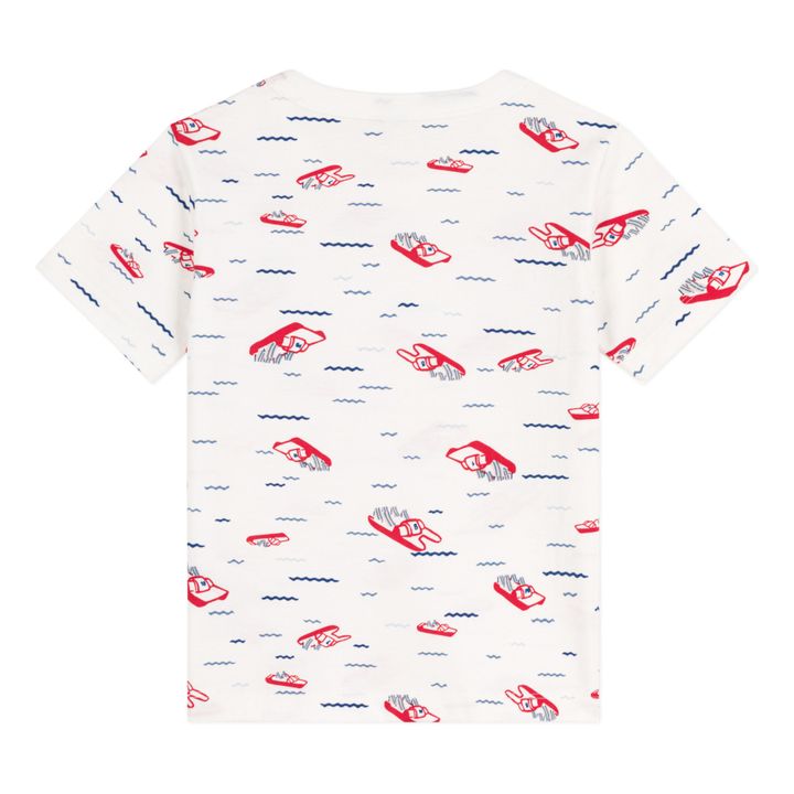 T-Shirt Tretboote mit kurzen Ärmeln aus Jersey | Seidenfarben- Produktbild Nr. 2