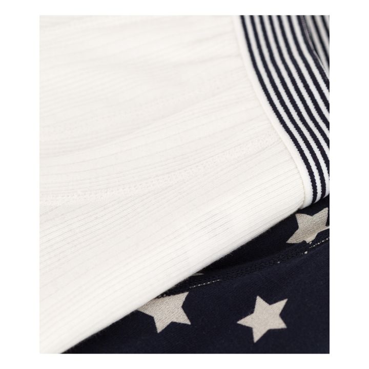 2er-Set Boxershorts Sterne aus Bio-Baumwolle | Seidenfarben- Produktbild Nr. 1
