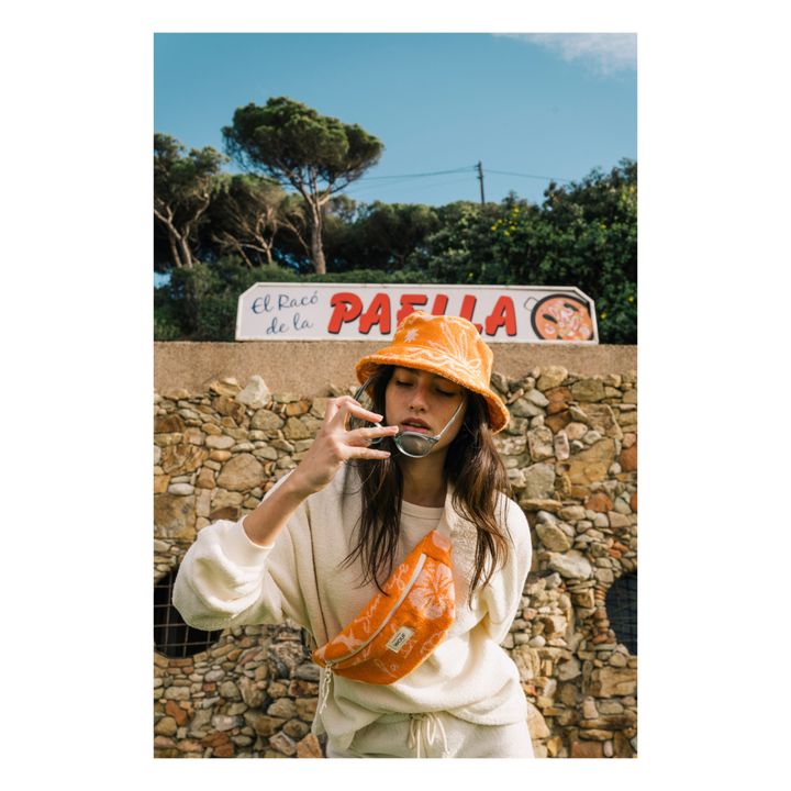 Ibiza Terry Cloth Fanny Pack | Arancione- Immagine del prodotto n°2