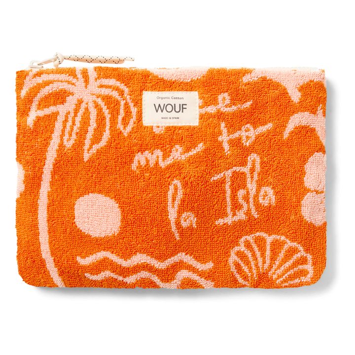 Pochette Ibiza en éponge | Orange- Image produit n°0