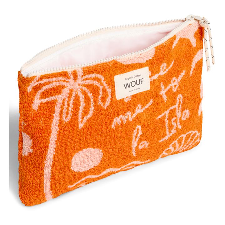 Pochette Ibiza en éponge | Orange- Image produit n°1