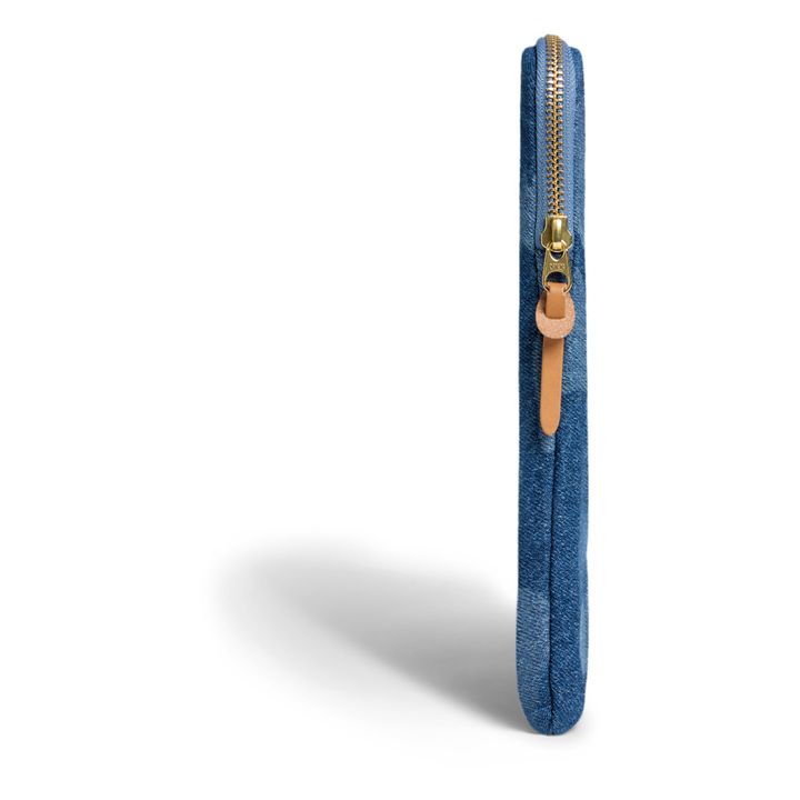 Housse d'ordinateur Cuore 13" et 14" en denim | Bleu jean- Image produit n°4