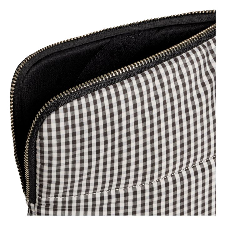 Housse d'ordinateur matelassée Chloe 13" et 14" | Noir/Blanc- Image produit n°3