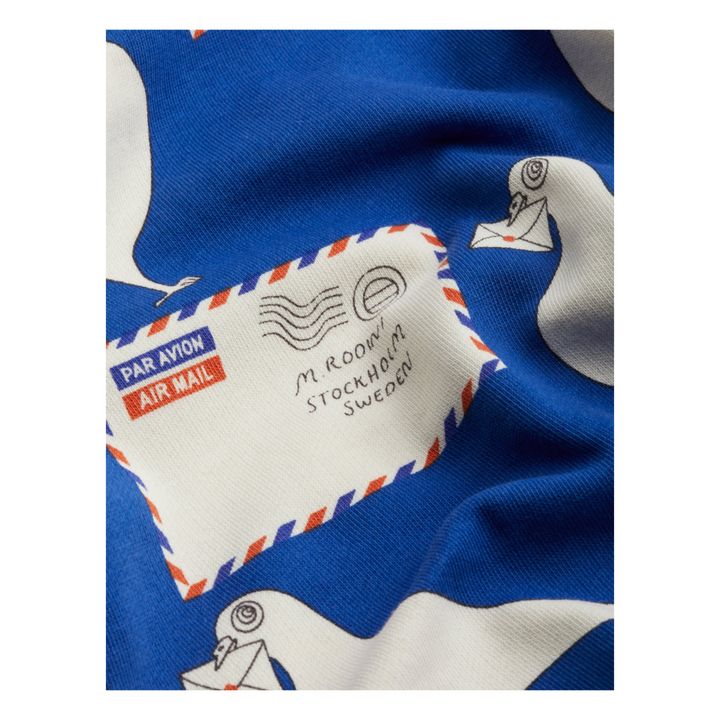 Shorts in cotone organico Pigeon | Blu reale- Immagine del prodotto n°2