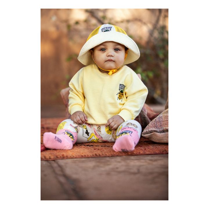 Organic Cotton Cat Leggings | Blanco- Imagen del producto n°1