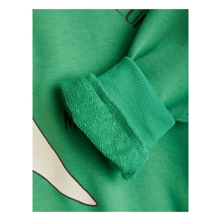 Felpa in cotone organico Piccione Viaggiatore | Verde- Immagine del prodotto n°2