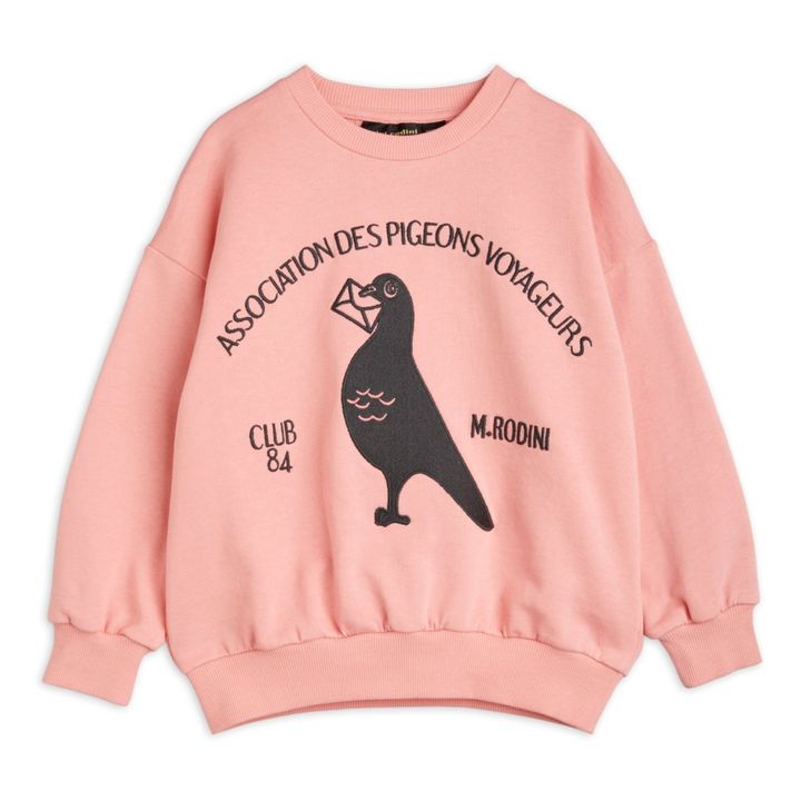 Organic Cotton Pigeon Sweatshirt | Pink- Product image n°0