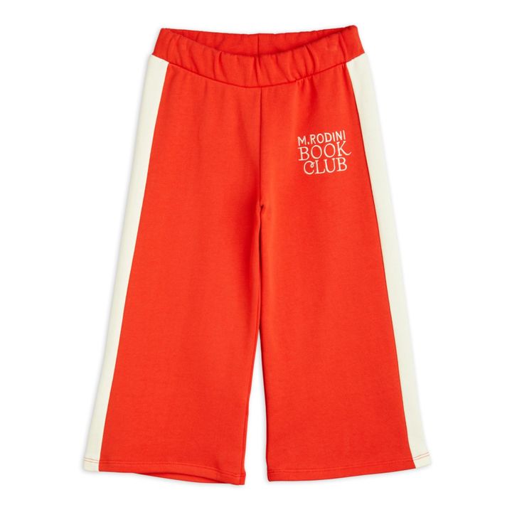 Jogger Coton Bio Book Club | Rouge- Image produit n°0