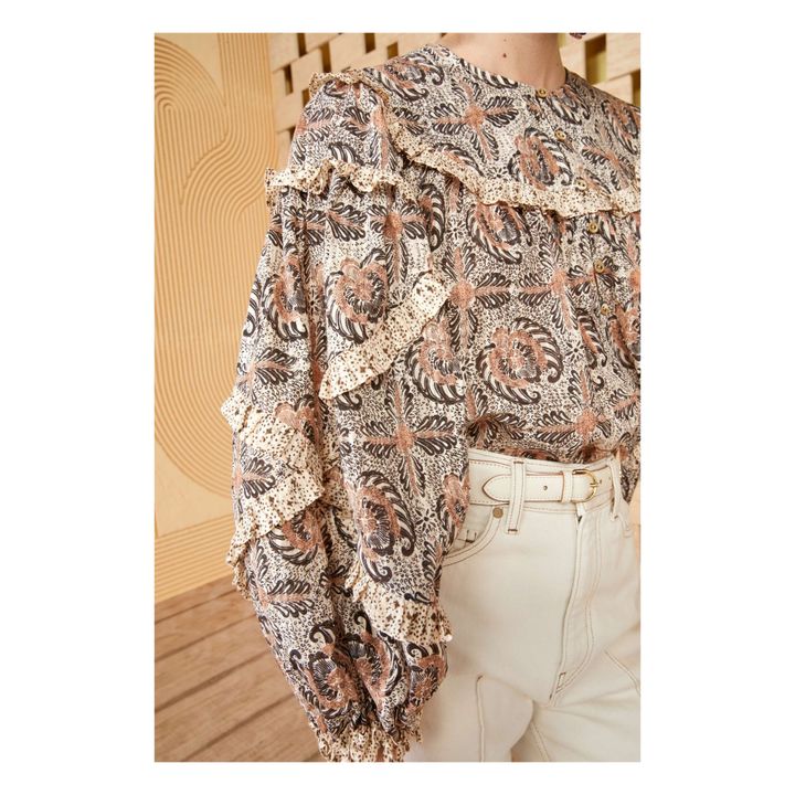 Bluse Edith | Nude Beige- Produktbild Nr. 2