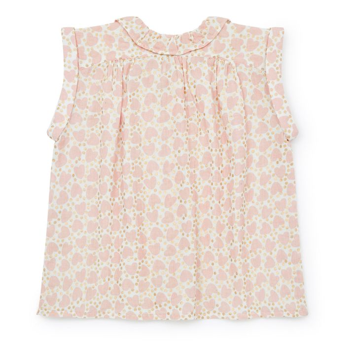 Nectari Organic Cotton Fabric Blouse | Pale pink- Product image n°4