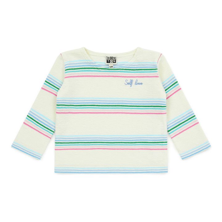 Rainbow Organic Cotton Lightweight Sweater | Seidenfarben- Produktbild Nr. 0