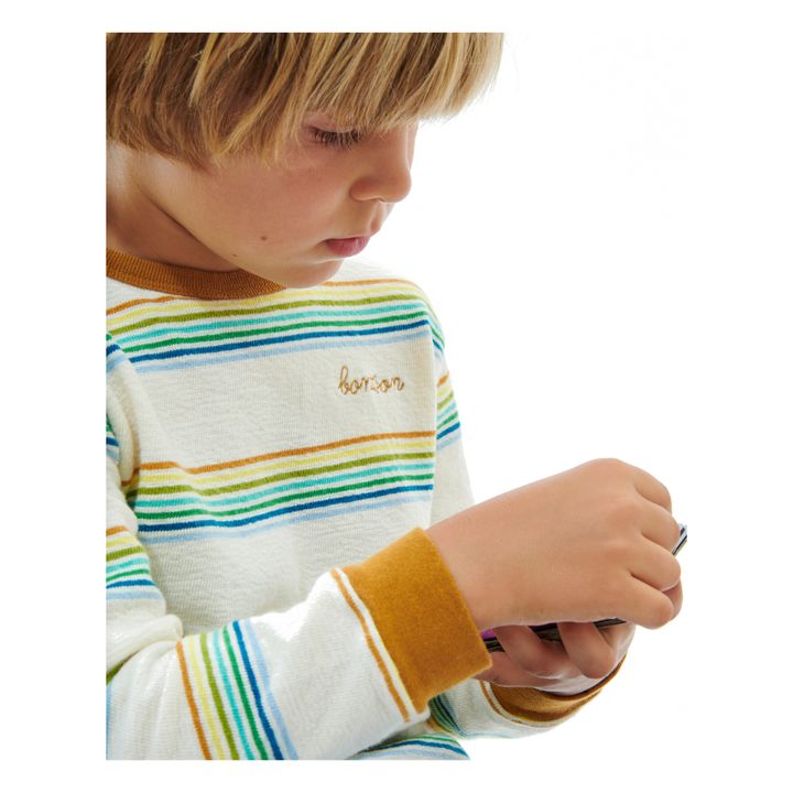 Rainbow Organic Cotton Lightweight Sweater | Seidenfarben- Produktbild Nr. 2