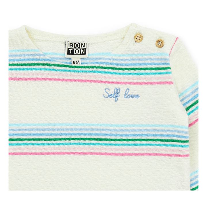 Rainbow Organic Cotton Lightweight Sweater | Seidenfarben- Produktbild Nr. 3