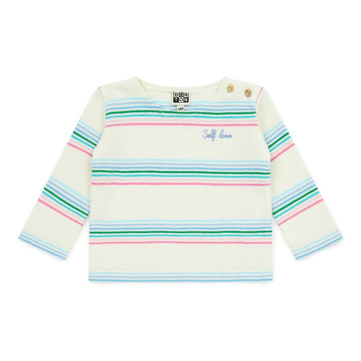Rainbow Organic Cotton Lightweight Sweater | Seidenfarben- Produktbild Nr. 5