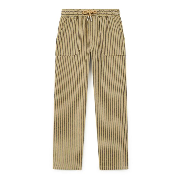 Datcha Striped Pants | Beige- Produktbild Nr. 0