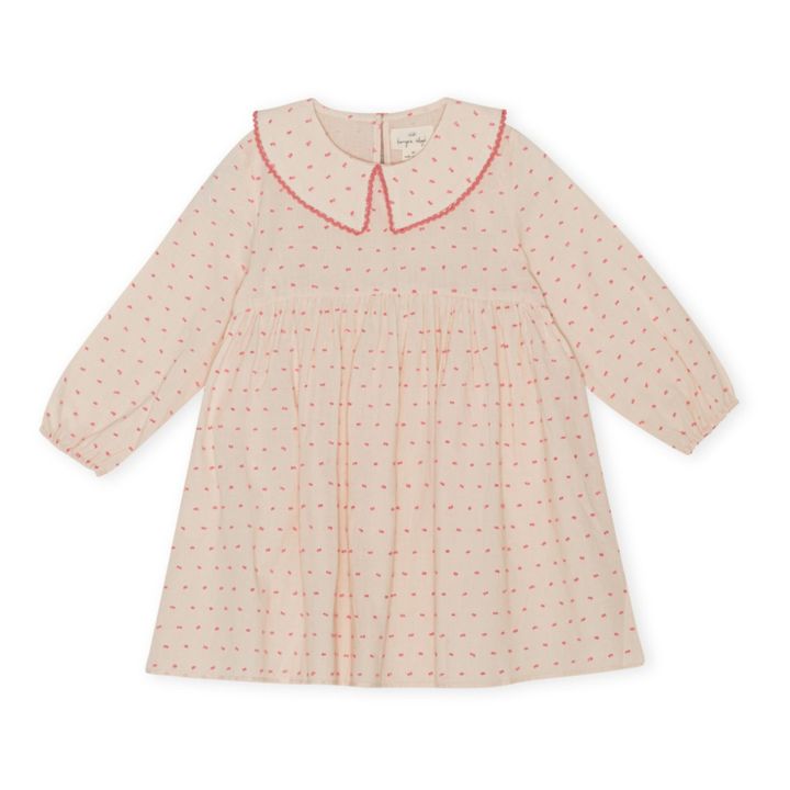 Aggi Organic Cotton Dress | Rosa chiaro- Immagine del prodotto n°0