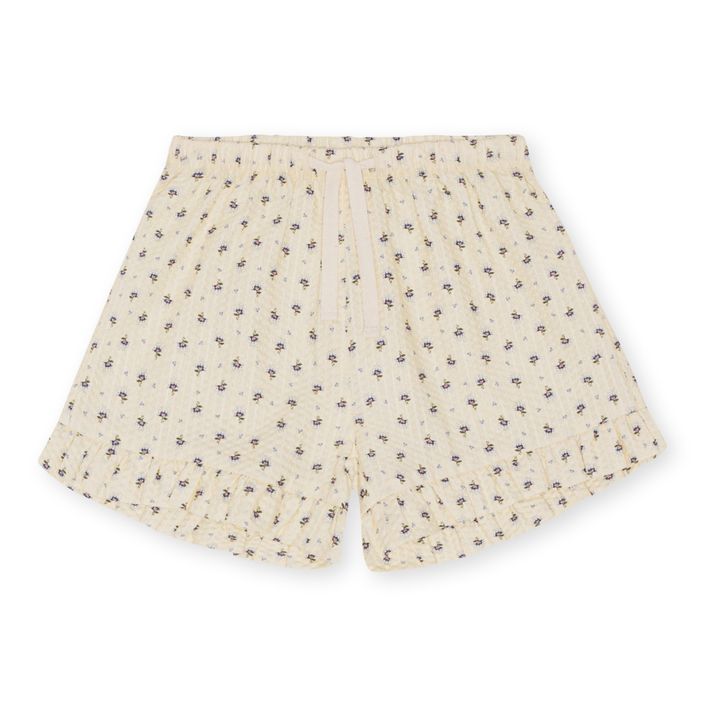 Short Bitsy Coton Bio | Ecru- Image produit n°0