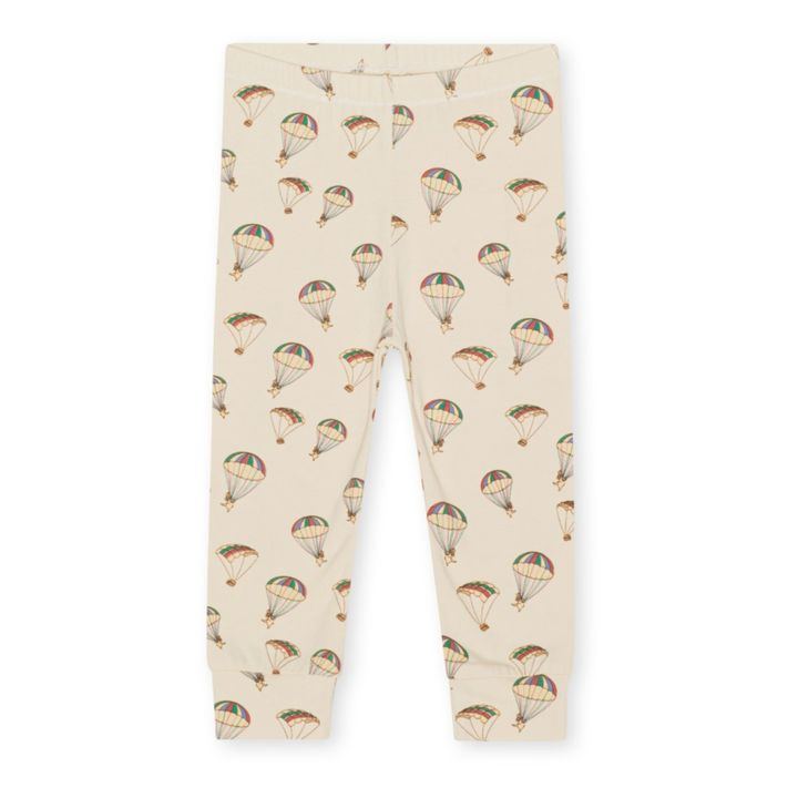 Leggings bedruckt aus Bio-Baumwolle | Beige- Produktbild Nr. 0