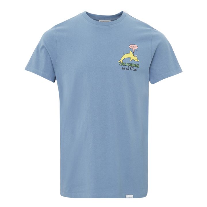 Shelly T-shirt | Grey blue- Product image n°0