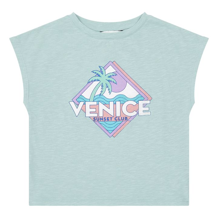 Organic Cotton Venice Girl T-Shirt | Türkis- Produktbild Nr. 0