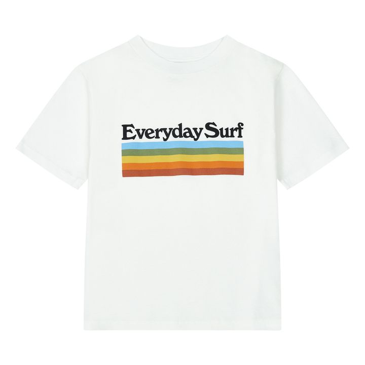 Organic Cotton Everyday Surf T-Shirt | Blanco Roto- Imagen del producto n°0