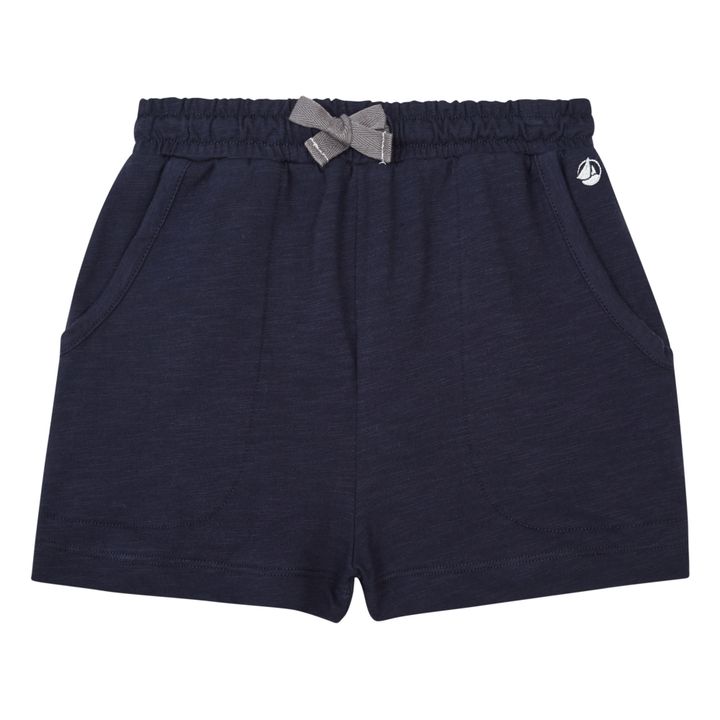 Shorts Jersey Bio-Baumwolle | Navy- Produktbild Nr. 0