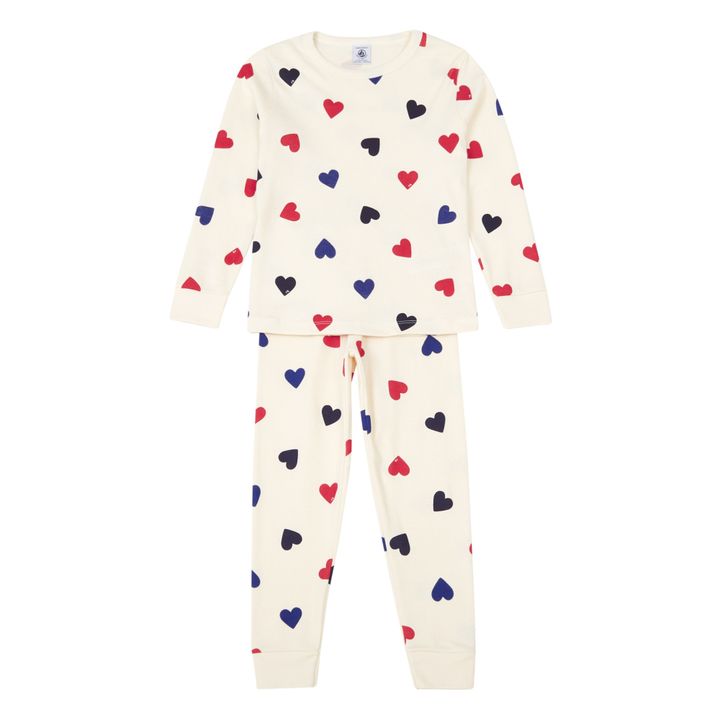 Pyjama en Côte Coton Bio | Beige- Image produit n°0
