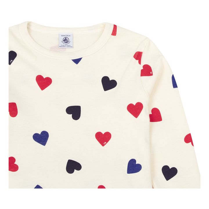 Pyjama en Côte Coton Bio | Beige- Image produit n°1