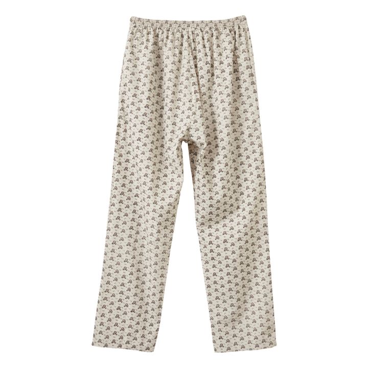 Pantaloni a fiori Elderberry | Ecru- Immagine del prodotto n°3